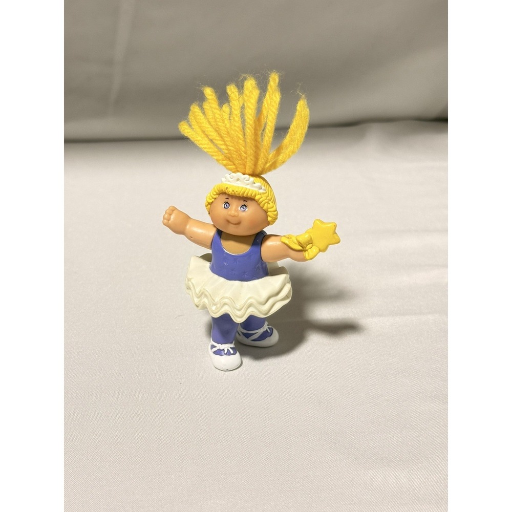 ✨3 for $15 Vintage 1992 Cabbage Patch Kids Ballerina Figure 3.5" PVC Plastic Toy